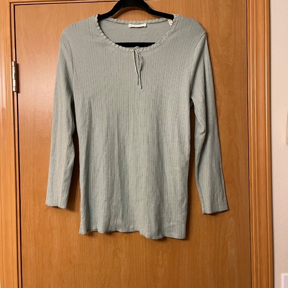 Doen Pointelle Tee - Picture 2 of 10